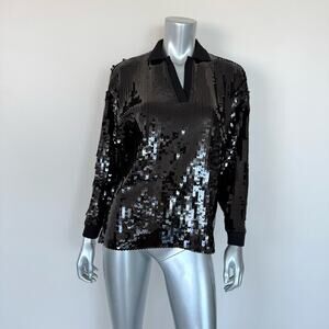 NEW!!! Zara women top with sequins size S